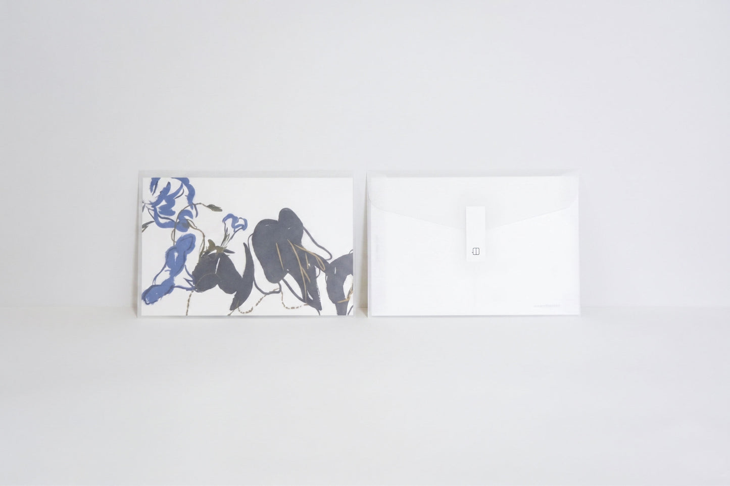 Morning Glory Illustration Postcard