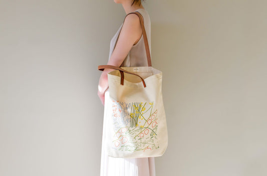 Physalis Canvas Tote Bag