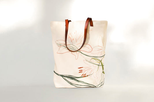 Lily Canvas Tote Bag