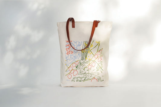 Physalis Canvas Tote Bag