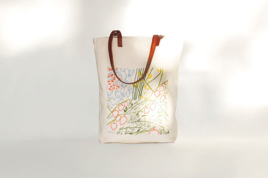 Physalis Canvas Tote Bag