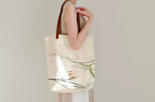 Lily Canvas Tote Bag